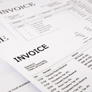 Close-up Difference Invoices And Bills, Document And Paperwork