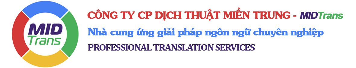 Công ty CP dịch thuật Miền Trung - MIDtrans