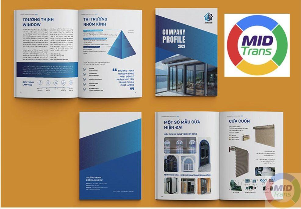 Dịch thuật Catalogue, brochure cho khách hàng tại Hà Giang