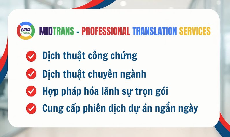 Dịch vụ dịch thuật tại Dịch thuật miền trung