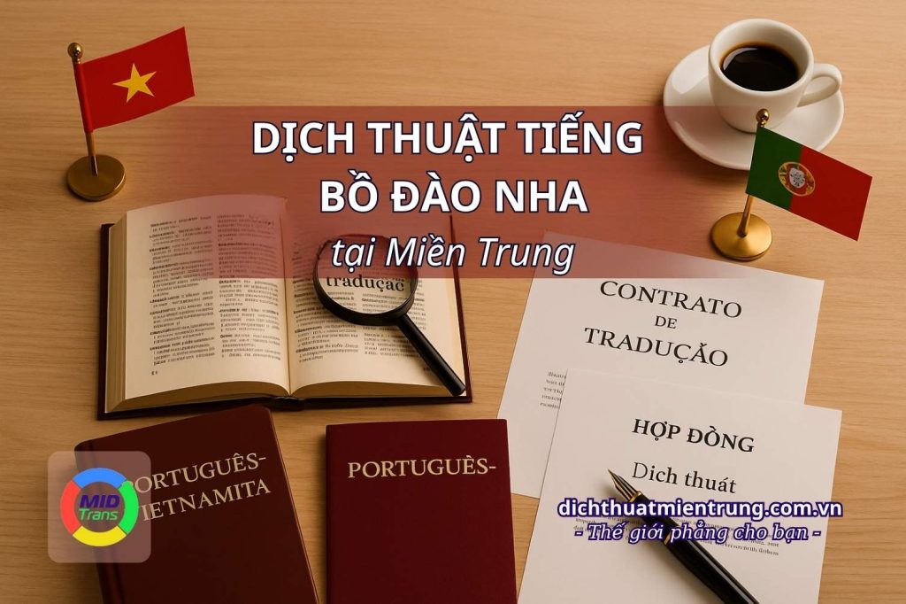 Dịch vụ dịch thuật tiếng Bồ Đào Nha tại Miền Trung, phân biệt chuẩn Brazil và Portugal.